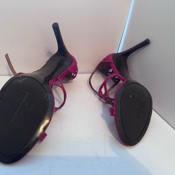 Size 9.5 Fuschia, Ralph Lauren heel. Never worn. 4 in heel - Picture 7 of 7